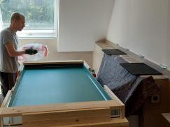 Spiegel vor der Anbringung